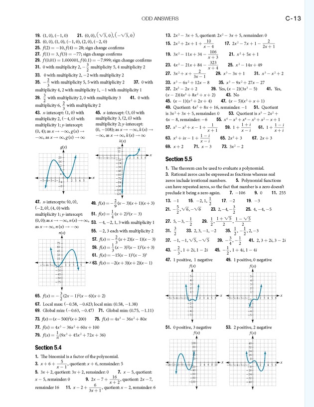 Algebra and Trigonometry - 